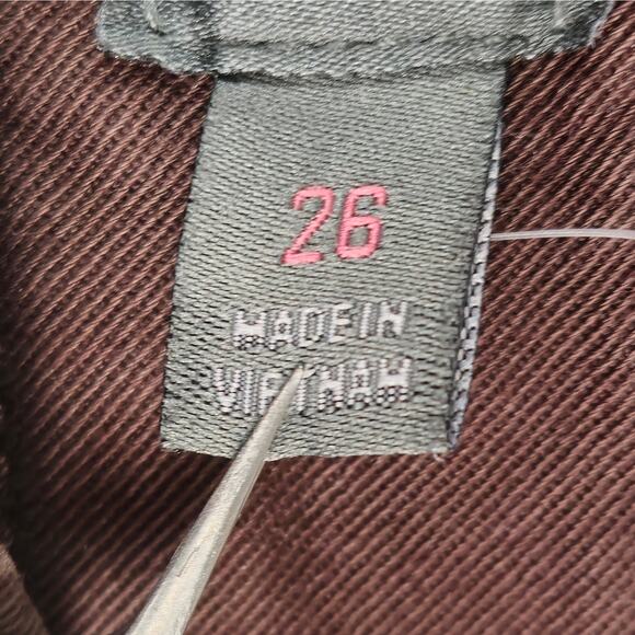 NWT Torrid Pants Womens Size 26 Crop Wide Leg High Rise Brown 46" Waist - Picture 7 of 13